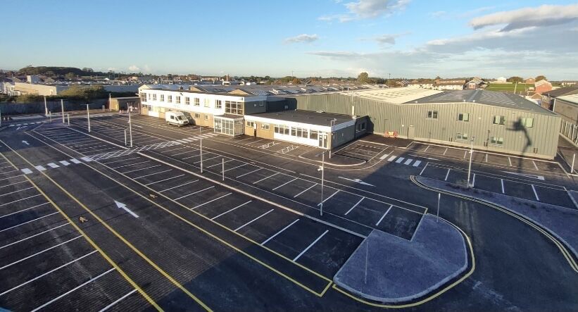 Factory Extension & Car Parking